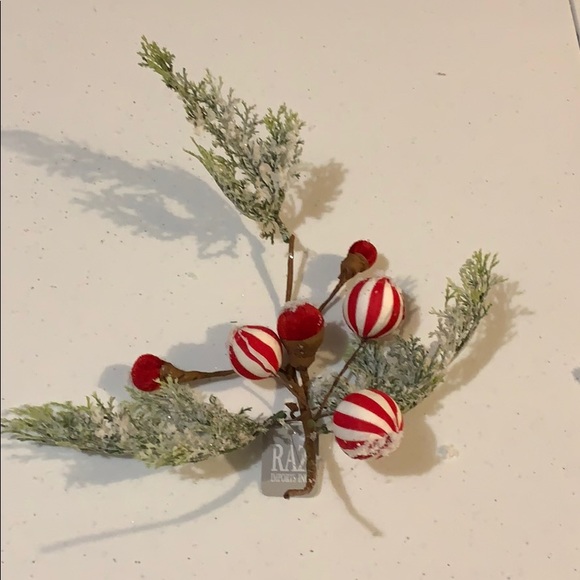 Christmas Candy Cane Pick - Picture 1 of 1